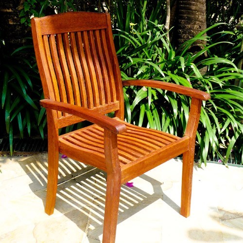 Islander Stacking High Back Arm Chair